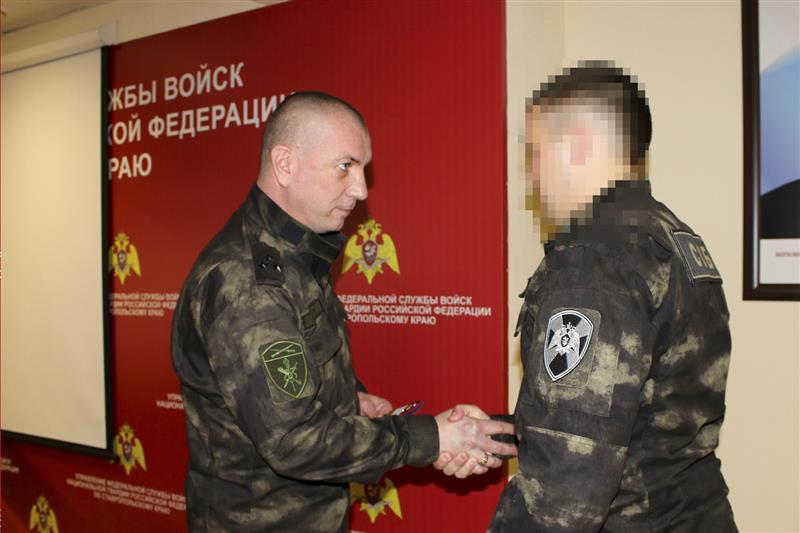 Сотрудники СОБР «Зверобой» ставропольского управления Росгвардии отметили день образования спецподразделения