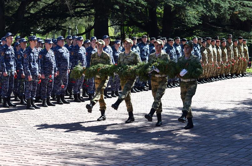 Мероприятия Всероссийской акции Росгвардии «Вахта Памяти. Сыны Великой Победы» проходят в Крыму (фото,видео)