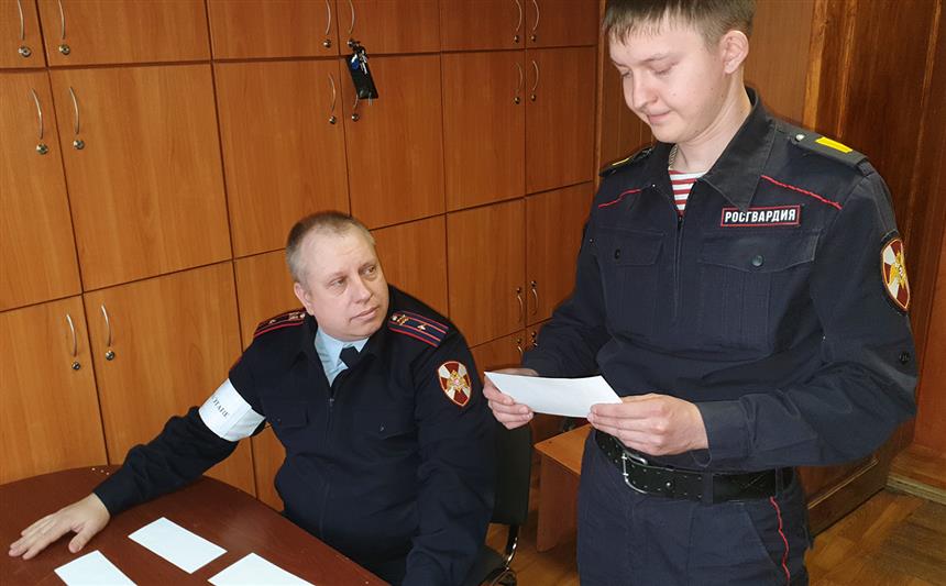 Конкурс на лучшую группу задержания вневедомственной охраны прошел в Мордовии