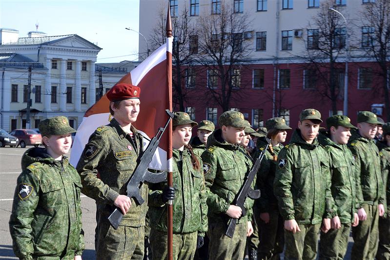 Кадеты Росгвардии из Кирова готовятся к участию в параде Победы