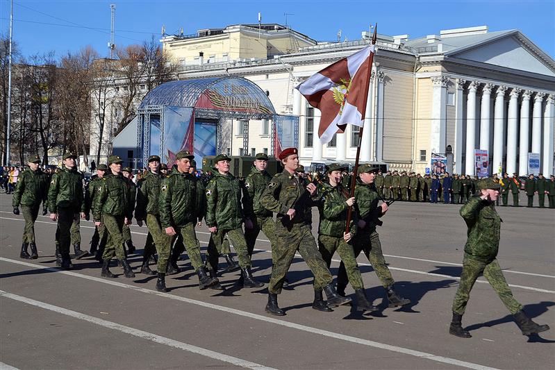 Кадеты Росгвардии из Кирова готовятся к участию в параде Победы