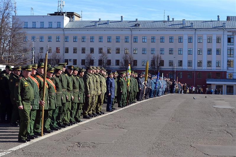 Кадеты Росгвардии из Кирова готовятся к участию в параде Победы