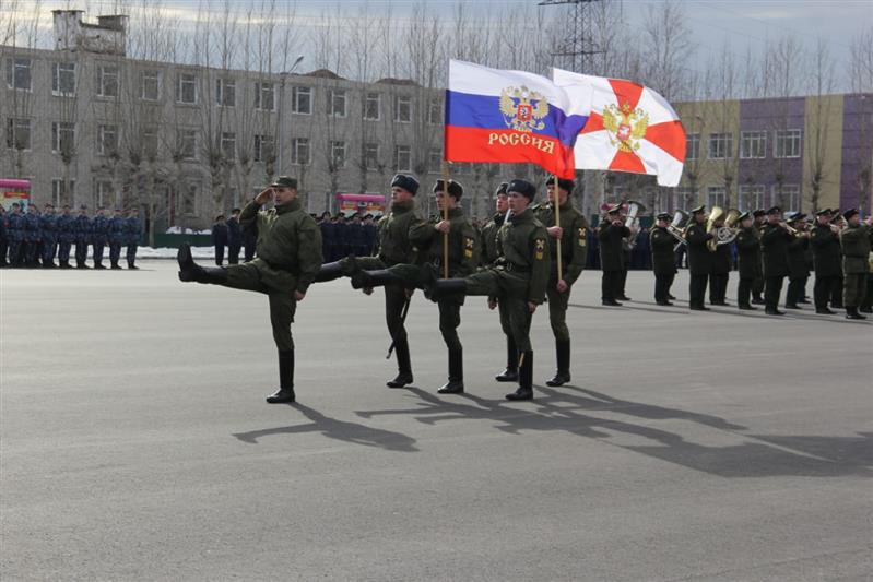 В Пермском военном институте Росгвардии прошла первая гарнизонная репетиция парада Победы (видео)