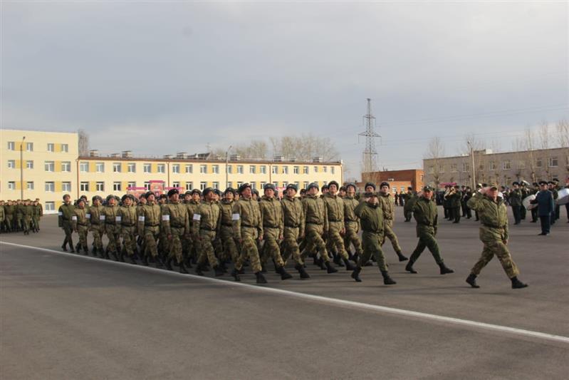 В Пермском военном институте Росгвардии прошла первая гарнизонная репетиция парада Победы (видео)