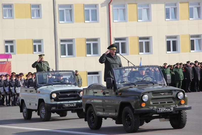 В Пермском военном институте Росгвардии прошла первая гарнизонная репетиция парада Победы (видео)