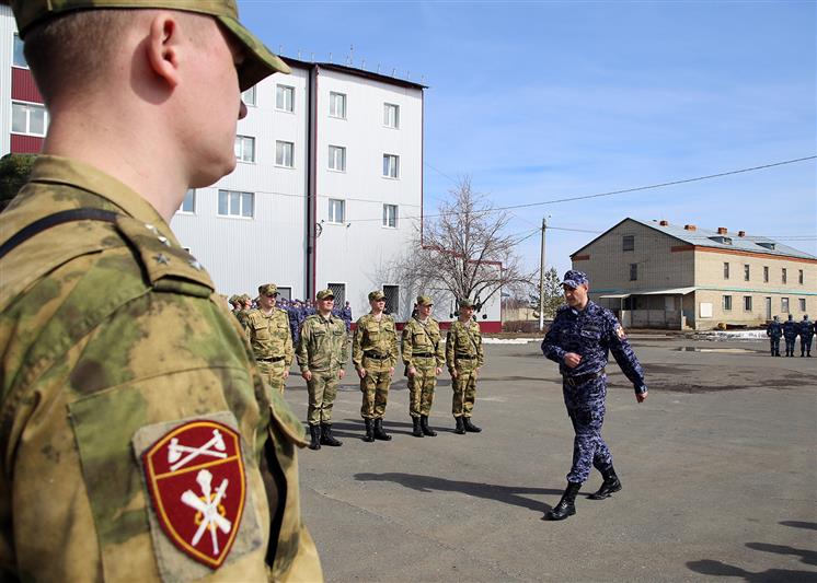 Мордовские росгвардейцы готовятся к параду Победы