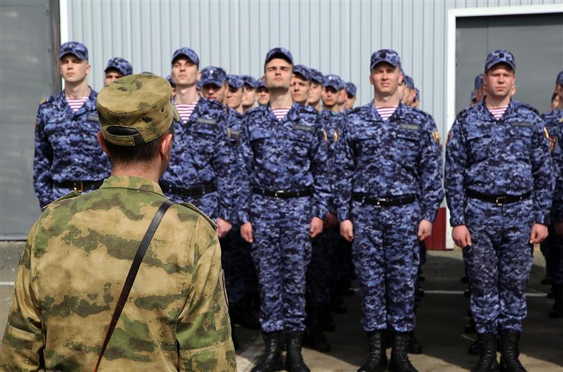 Мордовские росгвардейцы готовятся к параду Победы