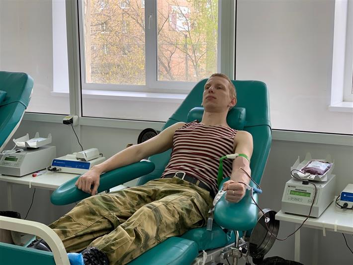 Военнослужащие и сотрудники рязанского областного управления Росгвардии в очередной раз стали донорами крови