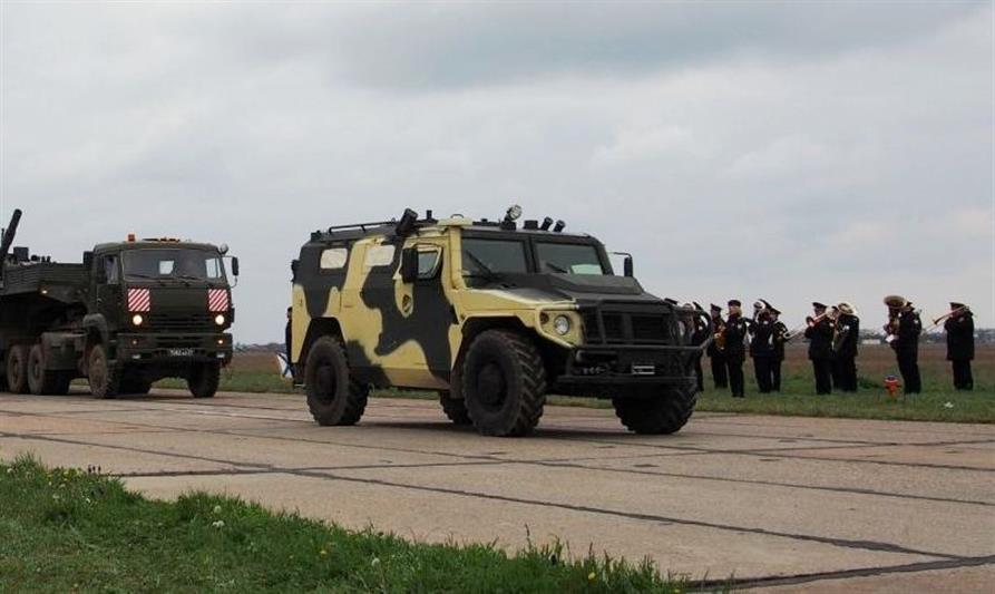 Военнослужащие Росгвардии приняли участие в репетиции севастопольского парада Победы