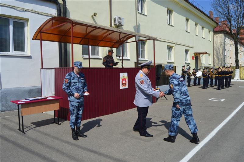 Калининградский полк Росгвардии отметил годовщину образования