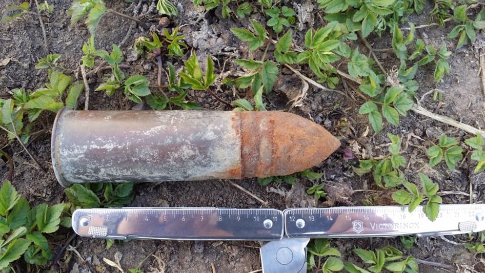 Саперы рыбинского ОМОН обследовали и уничтожили найденный гражданином снаряд времен войны