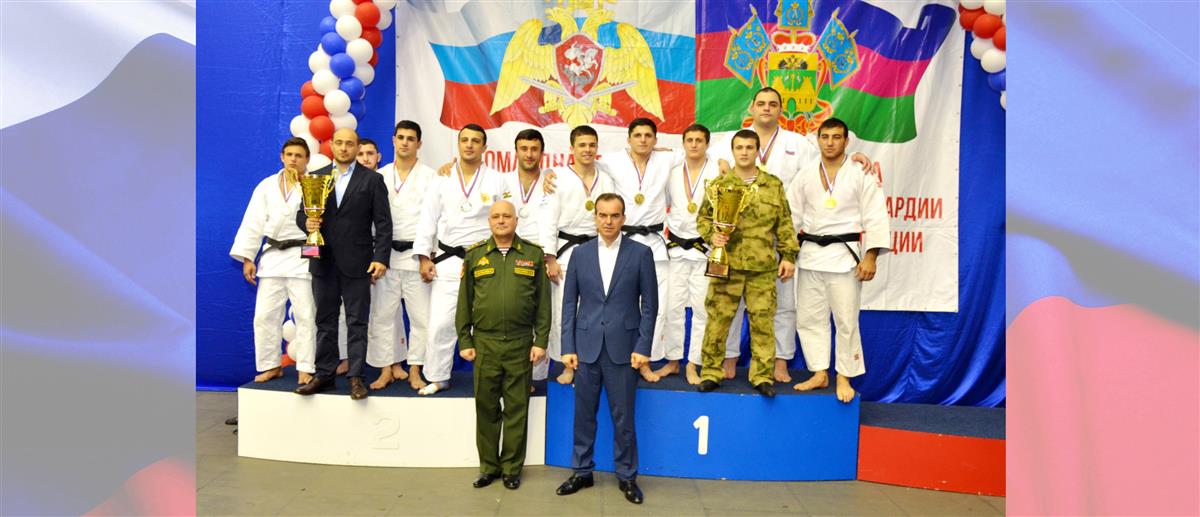 Дзюдоисты Южного округа Росгвардии одержали победу над сборной Краснодарского края