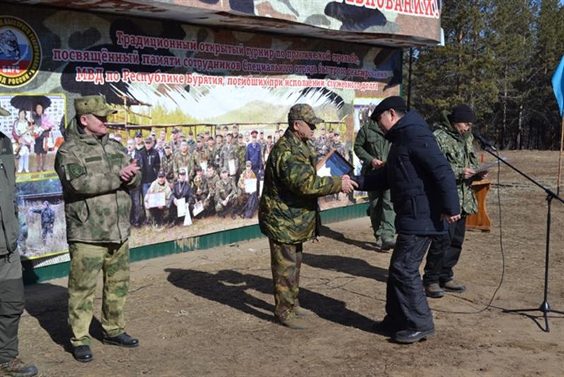 В Бурятии прошли соревнования по стрельбе среди ветеранов СОБР 