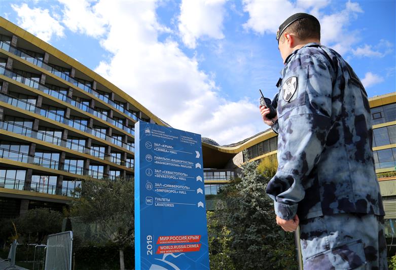 Военнослужащие и сотрудники крымского управления Росгвардии обеспечили безопасность Ялтинского международного экономического форума