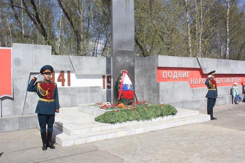 Парадные расчеты Пермского военного института Росгвардии приняли участие в праздничном мероприятии, посвященном Дню Победы