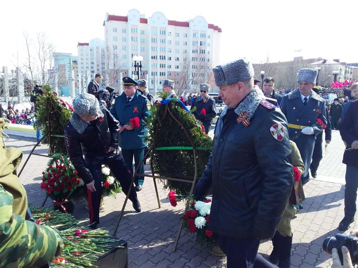 На Ямале росгвардейцы принимают активное  участие в праздничных мероприятиях Дня Победы