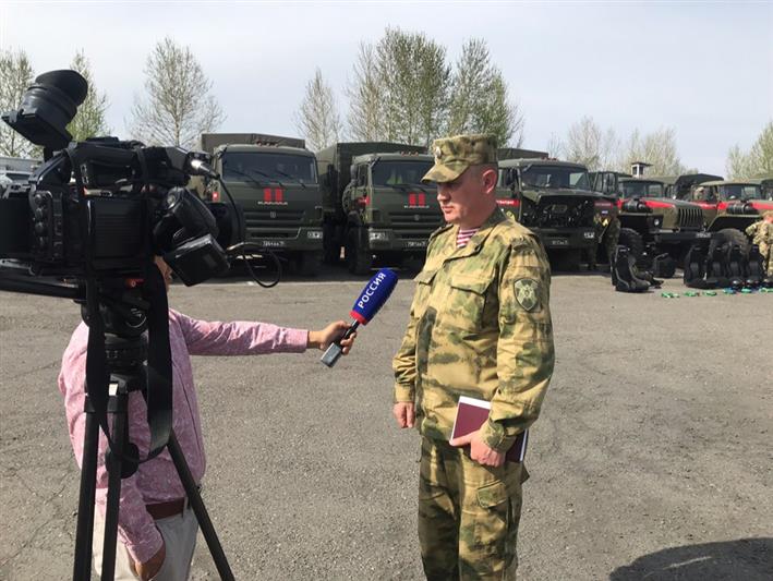 Команда Росгвардии готовится к выступлению на Военном ралли – 2019 в Туве (видео)