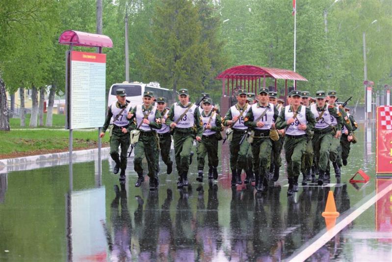 В Пермском военном институте состоялся смотр физической подготовки и спортивно-массовой работы
