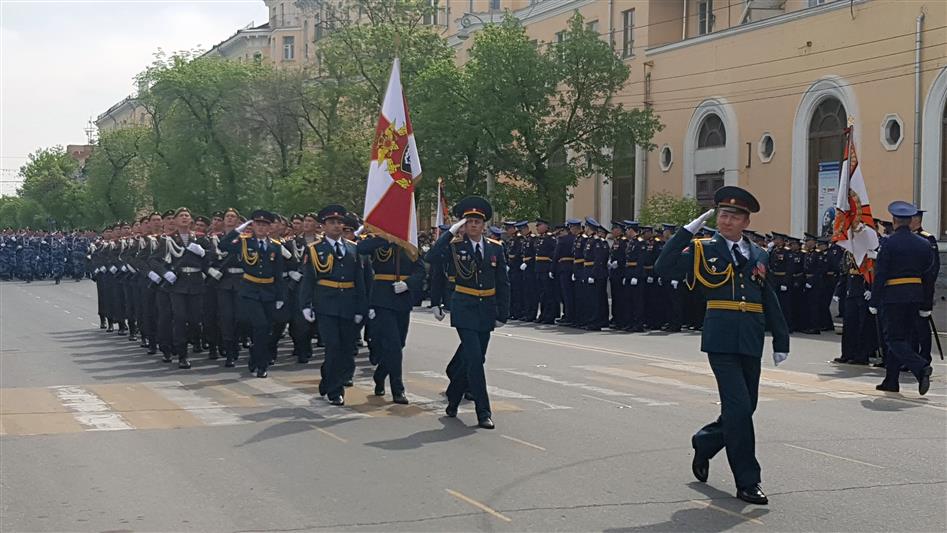 В Астрахани на главной городской площади прошла генеральная репетиция парада Победы
