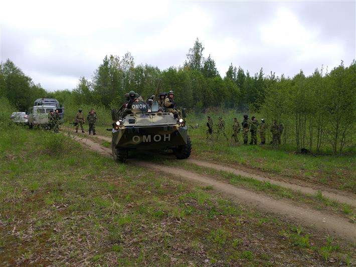 Завершился полевой выход сотрудников вологодского ОМОН