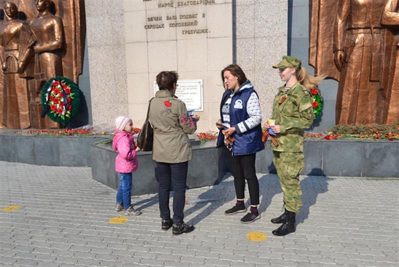 В Бурятии росгвардейцы поддержали всероссийскую акцию «Георгиевская лента»