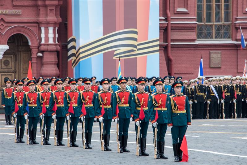Росгвардия на параде Победы