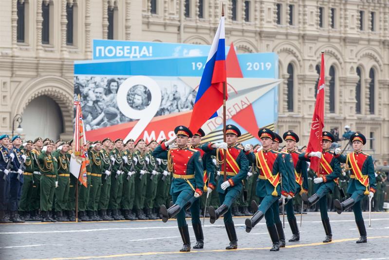 Росгвардия на параде Победы