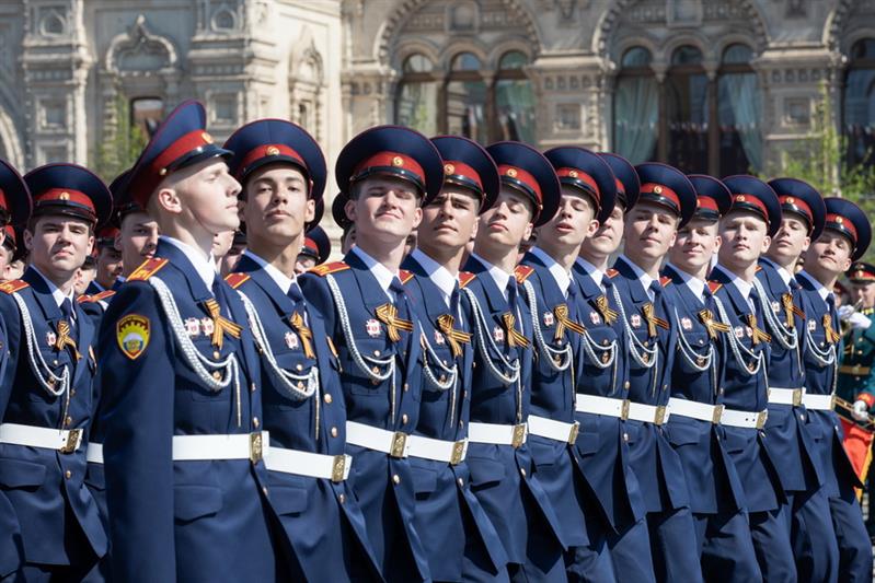 Росгвардия на параде Победы