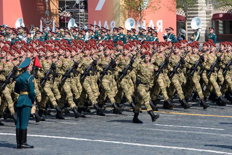 Росгвардия на параде Победы