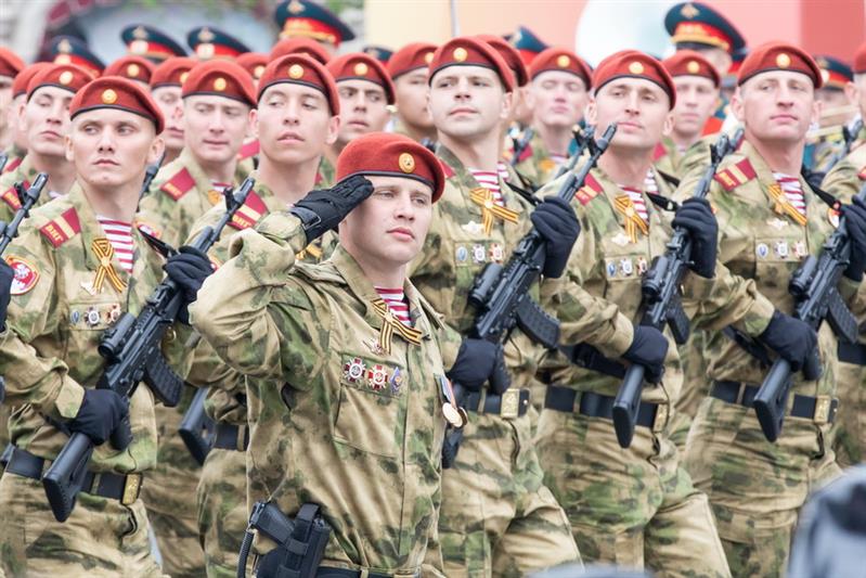 Росгвардия на параде Победы