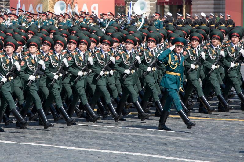 Росгвардия на параде Победы