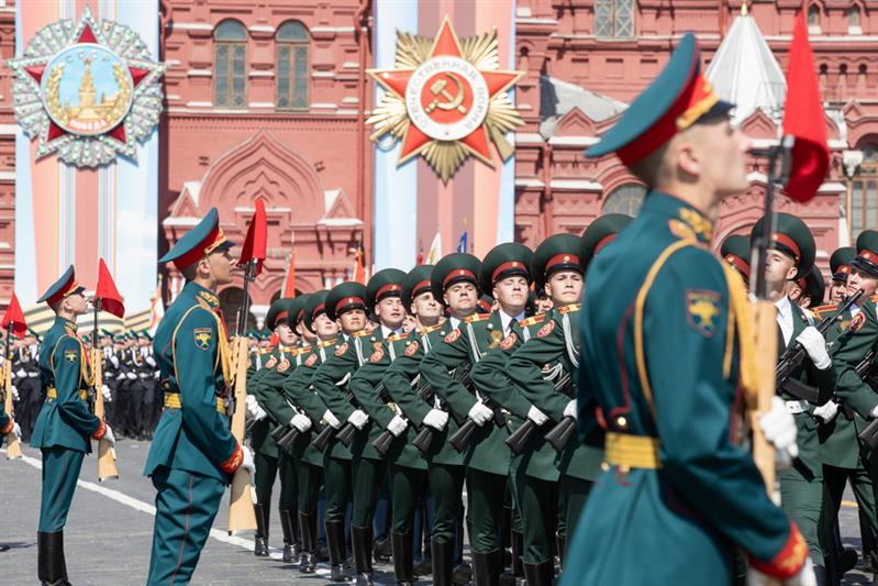 Росгвардия на параде Победы