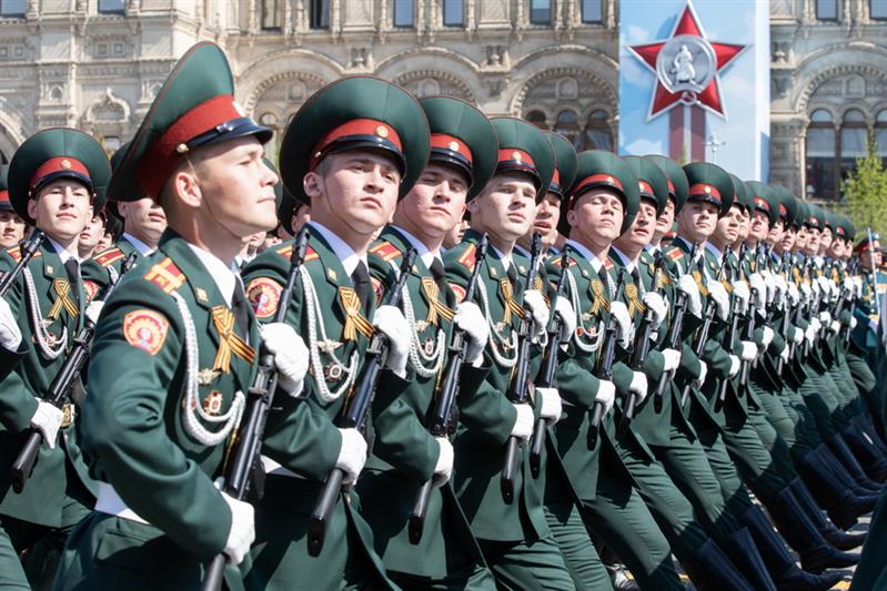 Росгвардия на параде Победы