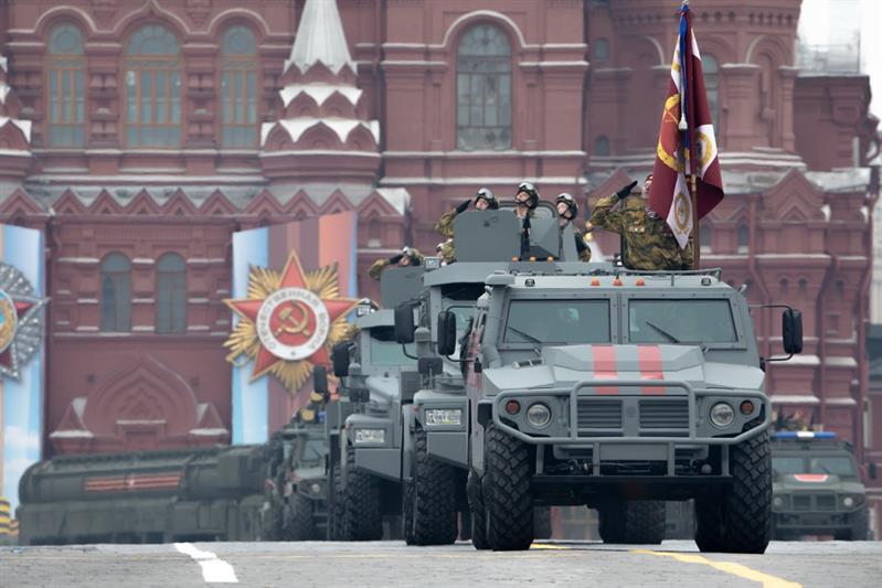 Росгвардия на параде Победы