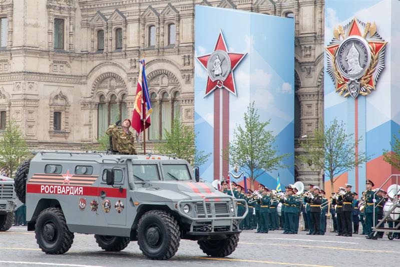 Росгвардия на параде Победы