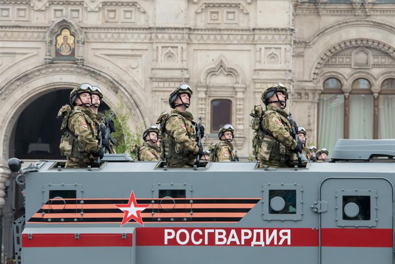 Росгвардия на параде Победы
