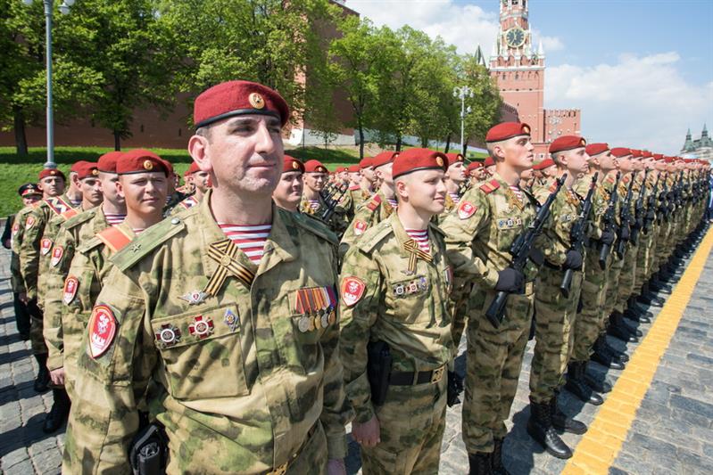 Росгвардия на параде Победы