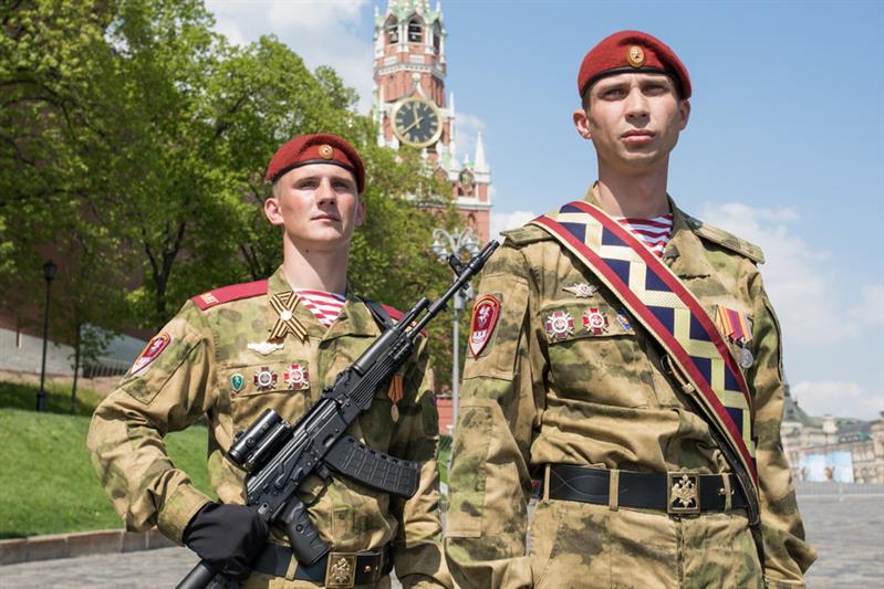 Росгвардия на параде Победы