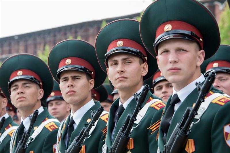 Росгвардия на параде Победы