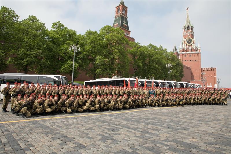 Росгвардия на параде Победы