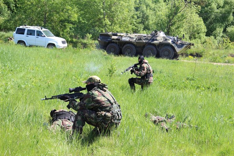 Курский ОМОН завершил полевой выход