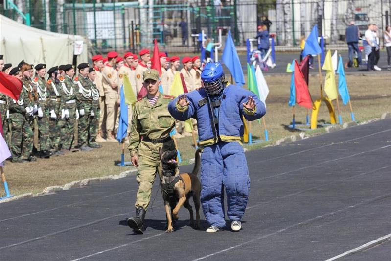Военнослужащие Пермского военного института Росгвардии приняли участие в организации военно-патриотического мероприятия «Майский призыв»