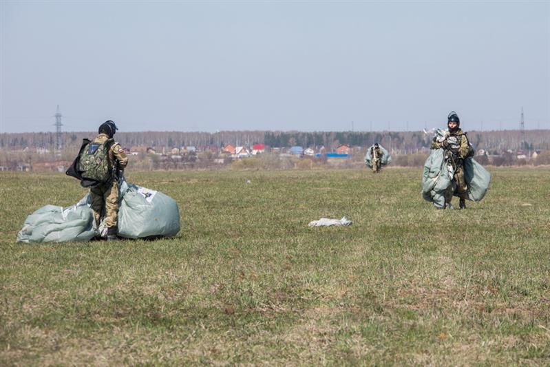 Десант в небе Подмосковья
