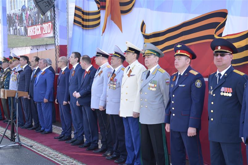 Личный состав и ветераны удмуртского управления Росгвардии поучаствовали в торжественных мероприятиях ко Дню Победы 