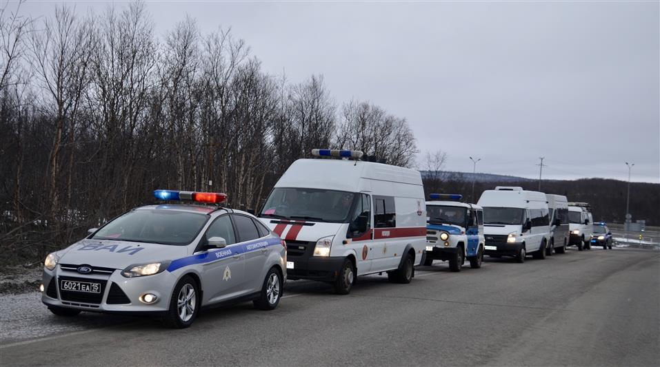 Заполярные росгвардейцы присоединились к всероссийскому автопробегу Росгвардии «Вахта памяти. Сыны Великой Победы»