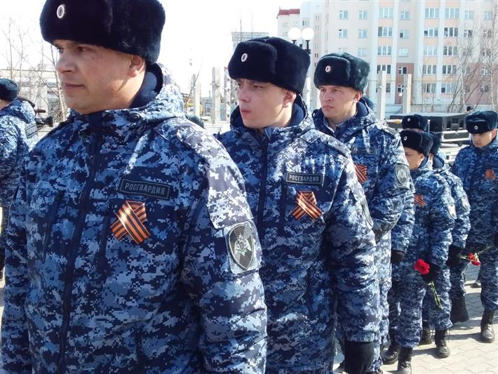 На Ямале росгвардейцы принимают активное  участие в праздничных мероприятиях Дня Победы