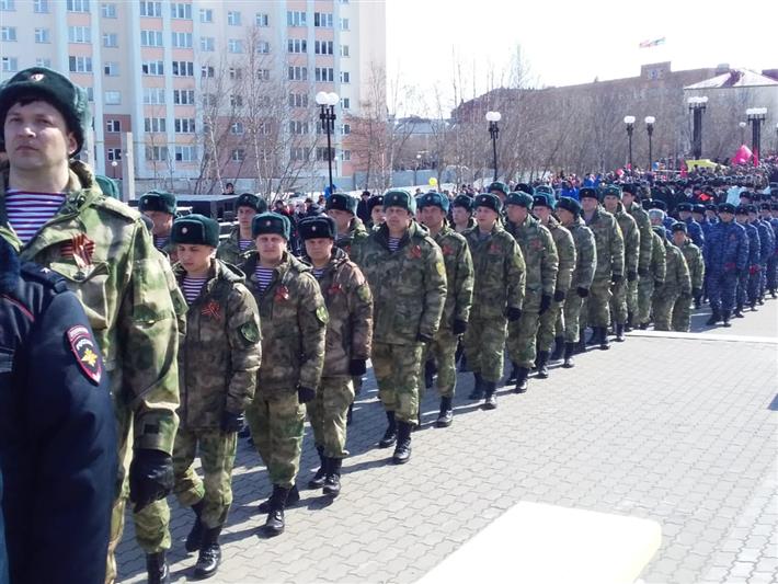 На Ямале росгвардейцы принимают активное  участие в праздничных мероприятиях Дня Победы