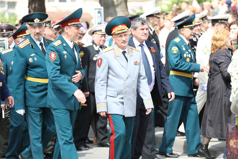 Военнослужащие Северо-Кавказского округа Росгвардии возглавили Парад Победы в столице СКФО