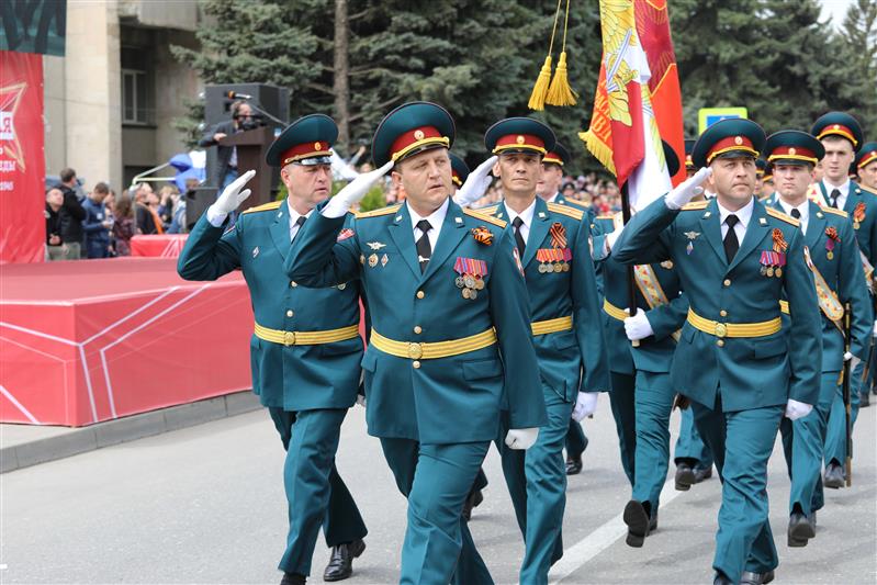 Военнослужащие Северо-Кавказского округа Росгвардии возглавили Парад Победы в столице СКФО