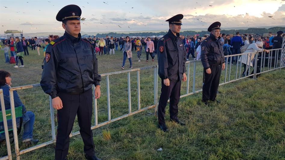 Подразделения Росгвардии обеспечили правопорядок во время международного чемпионата пиротехнического искусства «PyroFivePeaks 2019»